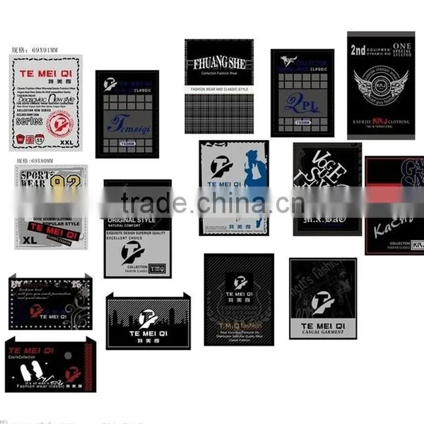 Custom High Quality Cloth Garment Scarf Woven Fabric Label