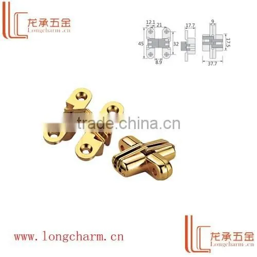 Golden Convex Cross Hinge Conceal Cabinet Hinge Door Pivot Hinge From China Supplier