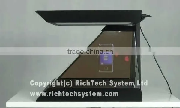 2015 Best Product Richtech 3D Hologram Display 3 Sides Showcase photo-3