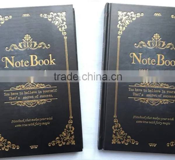 A5 Paper Hardcover Notebooks With Foil Stamping