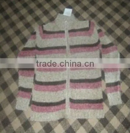 Women's Stripe Knitted Cardigan Sweater