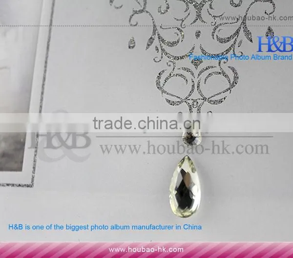 Elegant Crystal Wedding Favor Jeweled Photo Frame photo-2