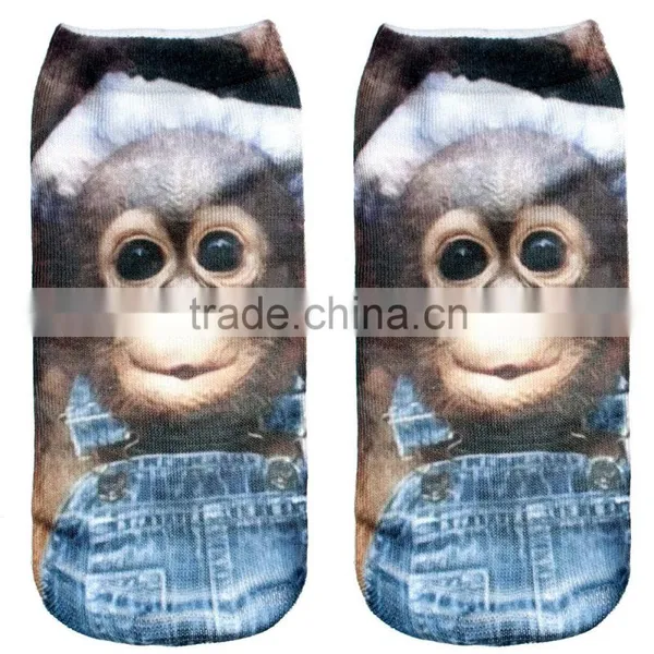 Wholesale Customized Sublimated Photo Print 3d Socks photo-2