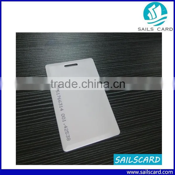 RFID Thick Clamshell PVC 125KHz Writable T5577 Access Control Card photo-3