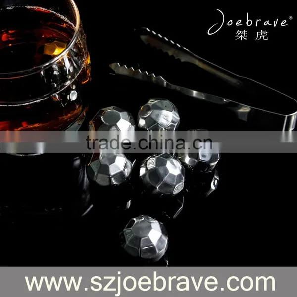 Stainless Steel Chilling Reusable Diamond Shape Ice Cube for Whiskey,Red Wine,Beverage photo-3