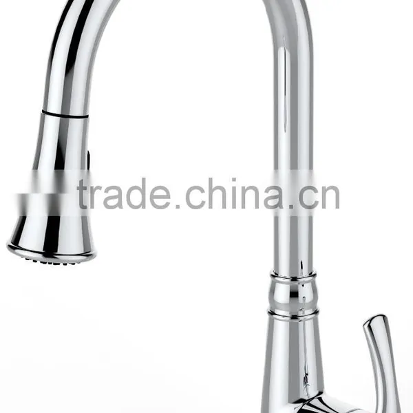 CUPC NSF AB1953 Montion Sense Pull-Down Kitchen Faucet With Chrome Plated