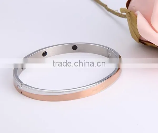 Noproblem P082 Stainless Steel Tourmaline Casual Personalized Fitness Crystal Energy Bracelet photo-5