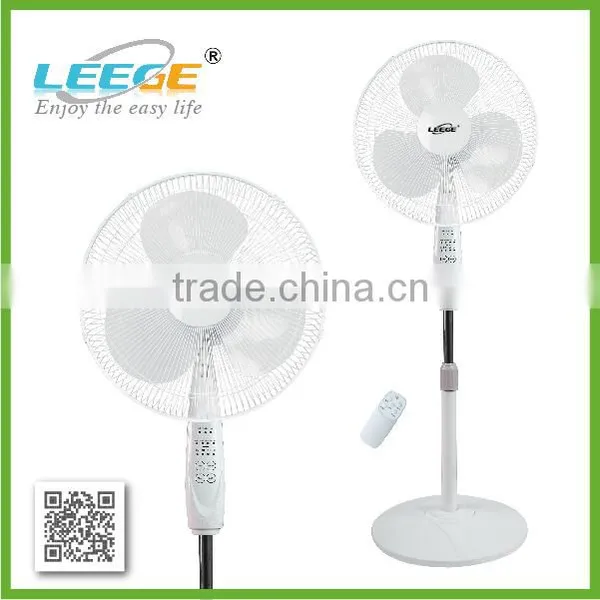 White and Black 16" Stand Fan With Remote Control FS40-59 photo-2