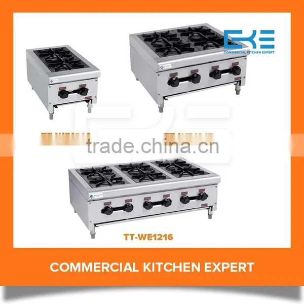 Tabletop Portable 4 Burners Stainless Steel Cooker Units Gas Stove Kitchen Cooking Appliances photo-2