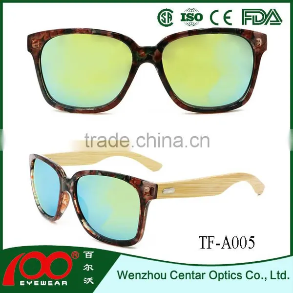 2016 New Design Low Price Bamboo Sunglasses for Wholesale , Wood Polarized Sunglasses , Bamboo Sunglasses