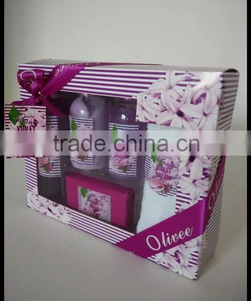 Nice Scent Antiseptic Shower Gel, Body Lotion ,bubble Bath and Soap Hotel Bath Set photo-3