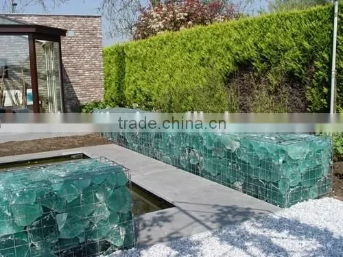 1/4 Crystal Gold Reflective Fire Pit Glass Decorative Glass Broken Glass photo-6