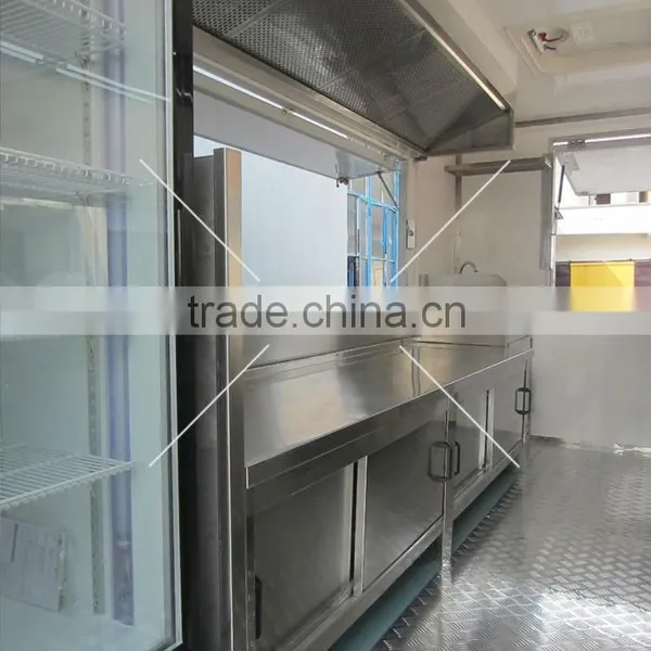 Mobile Fast Food Application Food Truck Trailer- Mobile Catering Food Van for Sale photo-5