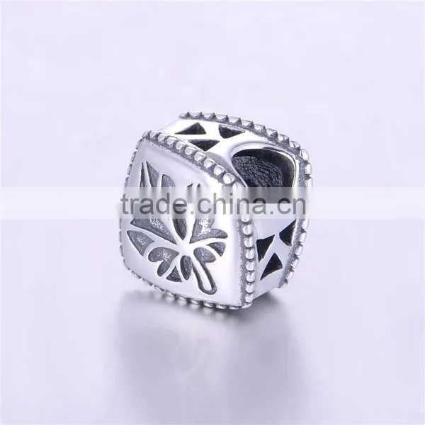 Golden Family Tree of Life Charm 925 Sterling Silver Charm Bead Fits Charms photo-2