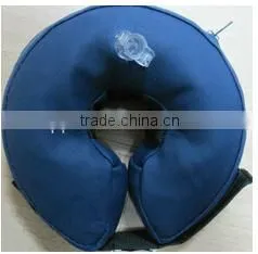 Pet adjustable soft cervical inflatable collar, with 5 different sizes