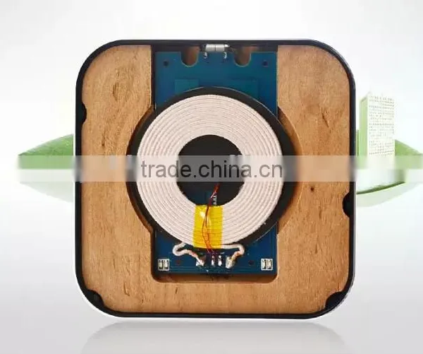 100% Eco-friendly and High Quality Wooden Wireless Charger Wood qi Wireless Charger Pad photo-6
