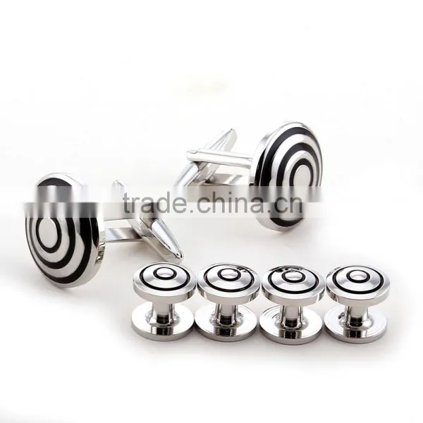 2015 Enamel Wedding Cufflinks and Studs for Clothing photo-2