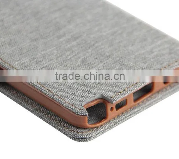 Horizontal Flip Mercury Goospery Canvas Leather Case With Card Slot for Samsung Galaxy Note 5 N920 photo-4