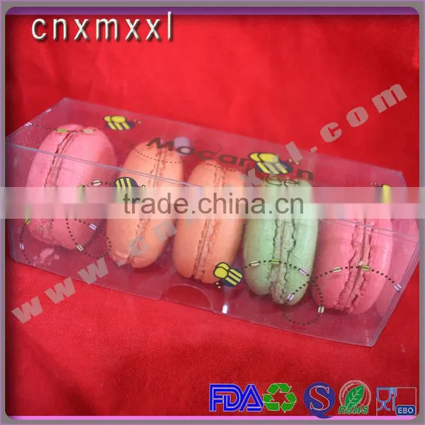 Packing 5units Clear Macaron Boxes photo-4