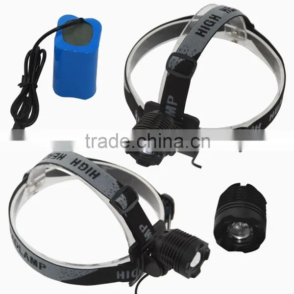 2000 Lumen T6 Zoom Bicycle Light Rotation Focus Bicycle Front Lamp Rechargeable LED Headlamp Cycling Headlight Flashlight photo-5