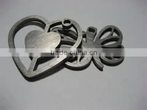 OEM Laser Cut Metal Lamp Shade With Crystal Decoration Pendant Light