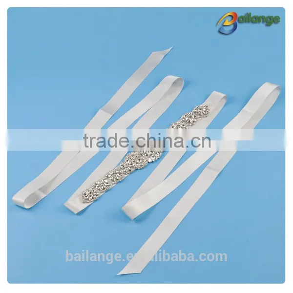 2015 New Design Fashion Dresses Rhinestone Sash for Wedding Dress photo-3