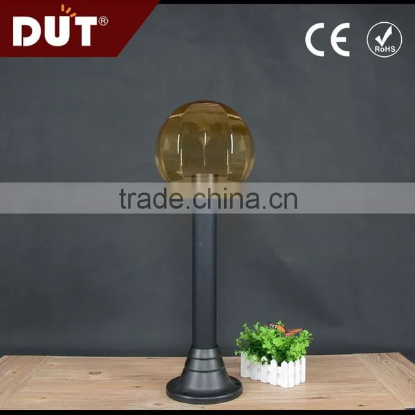 Outside Use Natural Green Unbreakable Acrylic Plastic Globe Lawn Light Fixture photo-2