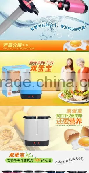 Easy Breakfast Egg Master Egg Boiler Egg Roll Maker TWO CUPS Egg Roll Can be Removed for Easy Clean photo-6