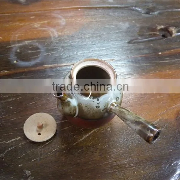 Japanese Oval Kyusu Clay Pot ( Leo Part , 150ml ) photo-6