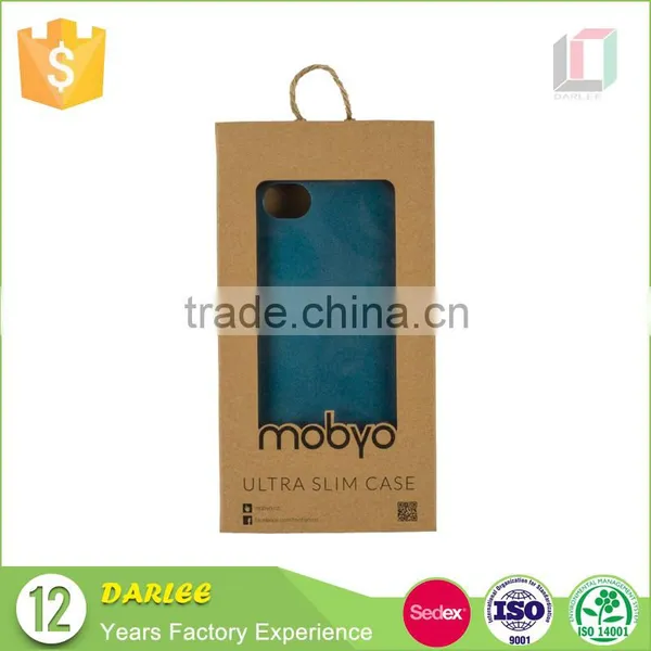Eco-friendly Brown Kraft Paper Phone Case Paper Packing Box photo-3