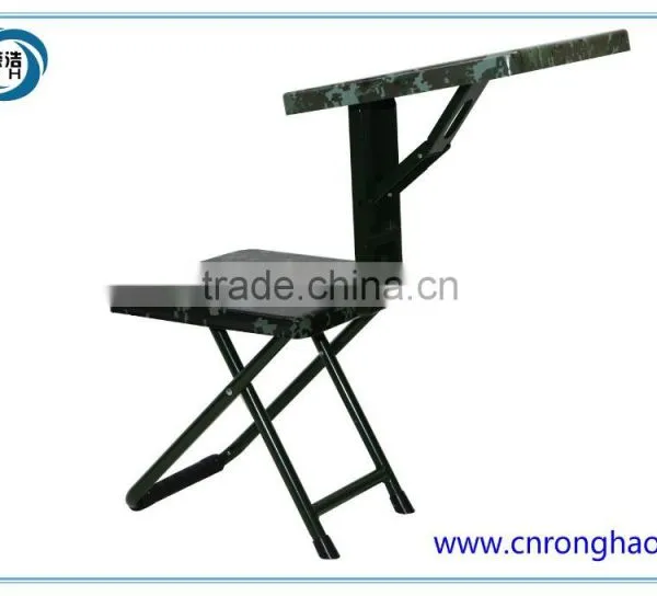 Hot Sale Military Chair / Training Chair /Study Chair With Writing Table photo-2