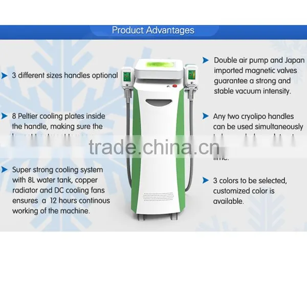 2 Treatment Handles Slimming Cold Body Sculpting Criolipolisis Fat Freeze Cryolipolysis Equipment photo-6