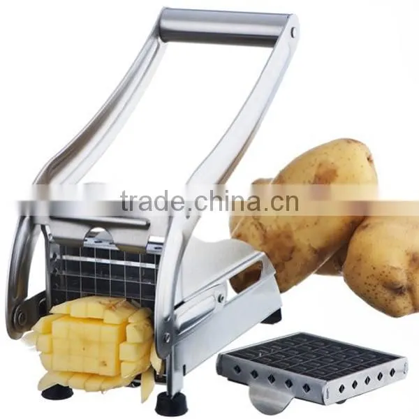 3 Blades for free french fries manual potato chips cutter
