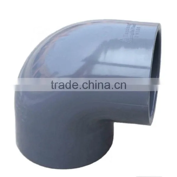 PVC PP Water Pipe Fittings Elbow Tee Flange Cap Socket