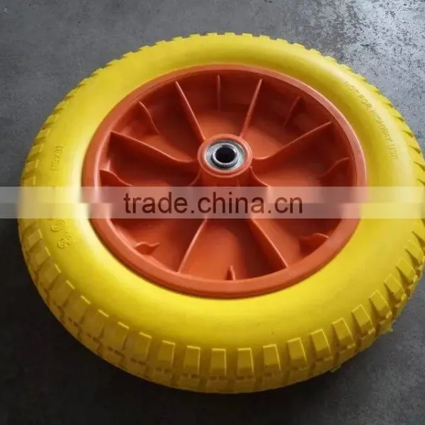 High Quality PU Foam Wheels for Hand Cart 3.00-4 photo-2