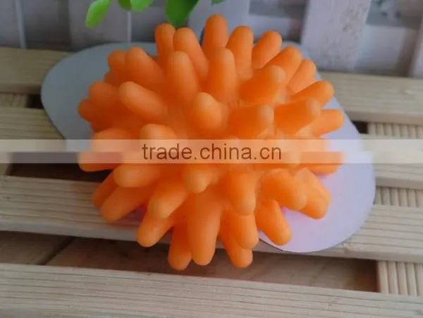 Factory Direct High Quality Nontoxic Hedgehog Rubber Dog Toy Wholesale Squeal Rubber Pet Toy photo-2