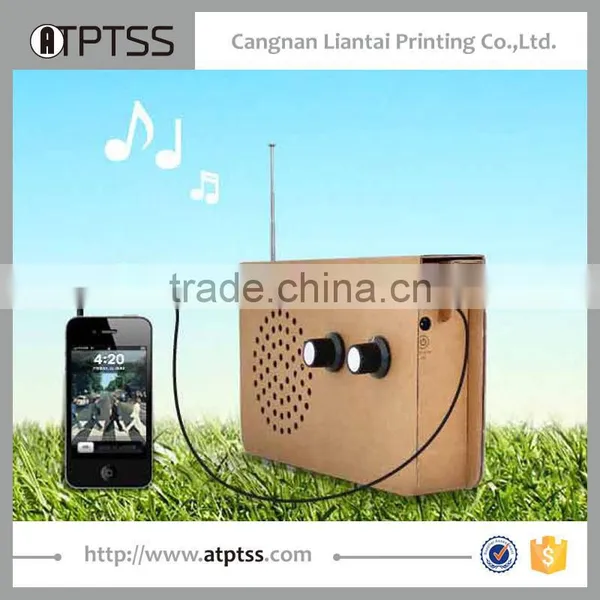 Customized Cardboard Radio Design Portable Radio or Speaker Popular in Europe photo-2
