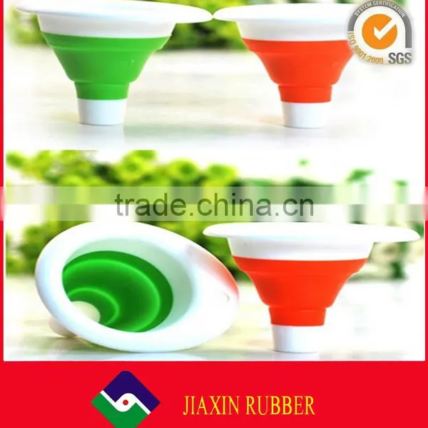 New Arrival Durable Silicone Collapsible Funnel Foldable Funnel for Liquid Transfer photo-4