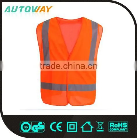 En471 Mesh Security Reflective Vests for Orange