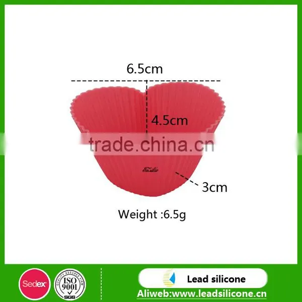 Lovely Heart Shape Silicone Cake Mold Cake Mold Chocolate Mold For Wedding photo-3