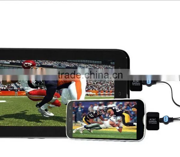 Auto Mobile Portable Android 2 Mhz DVB-T2s DVBT T2 Smart Micro USB Digital TV Tuner Mini Box Receiver For Android Pad Bus photo-2