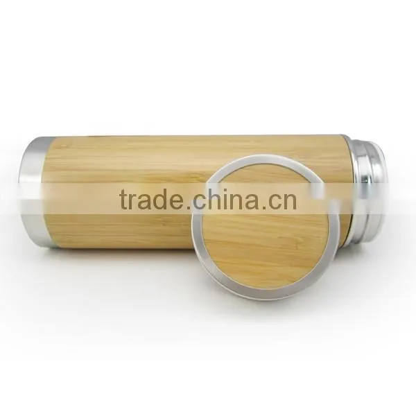 Eco-friendly Inner Ceramics Bamboo Bottle Natural Bamboo Travel Coffee Cup Bamboo Mugs photo-3