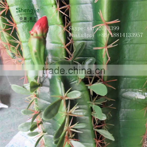 CHY030930 Landscaping Cactus Plant With Flowers/indoor Plastic Succulent Plant photo-6