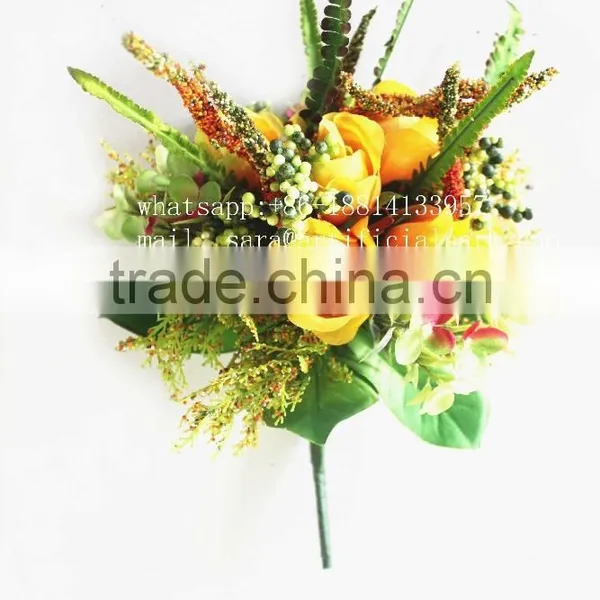 Artificial Flower,rose Bouquet, for Wedding Table Centerpieces photo-6