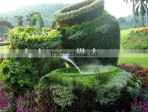 China Garden Decoration Wire Animals Decorative Artificial Grass photo-2
