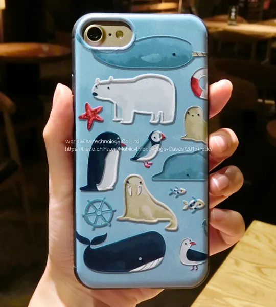 New Animal Cartoon Tpu Silicone Mobile Phone Cases for IPhone7/7Plus/6/6s/6plus/6splus Cell Phone Shell Back Cover Case photo-4