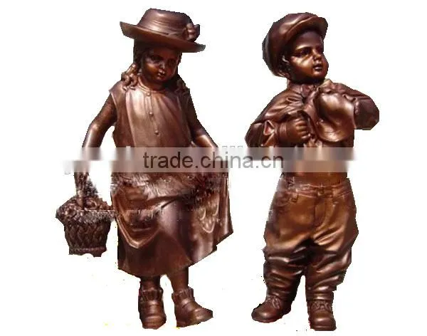 European Style Bronze Casting Angel Statue for Garden Decoration photo-6
