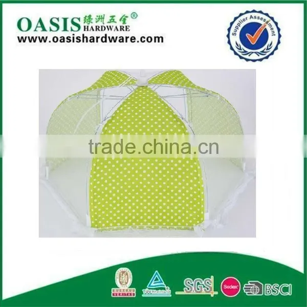 Fabric+Dacron Mesh Food Cover Foldable/food Umbrella photo-3