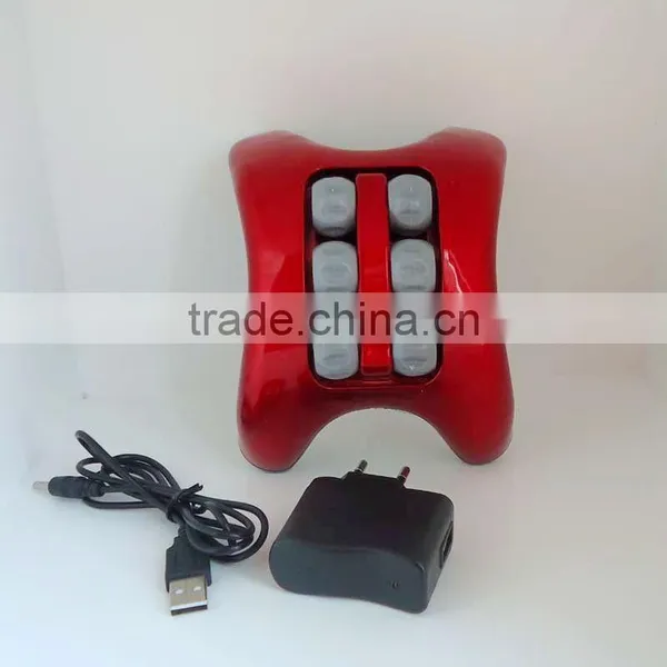 Electric Mini Foot Roller Massager,Mini USB/Battery Vibrating Roller Press Foot Massager photo-3