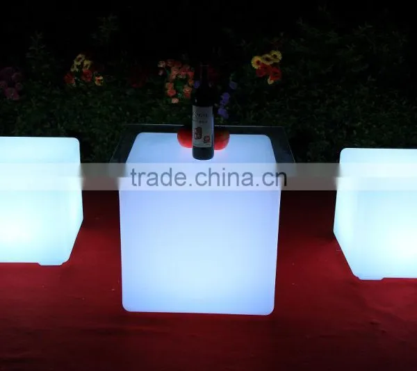 Night Club Lighting Illuminated Led Cube Table 80*80*80cm photo-5